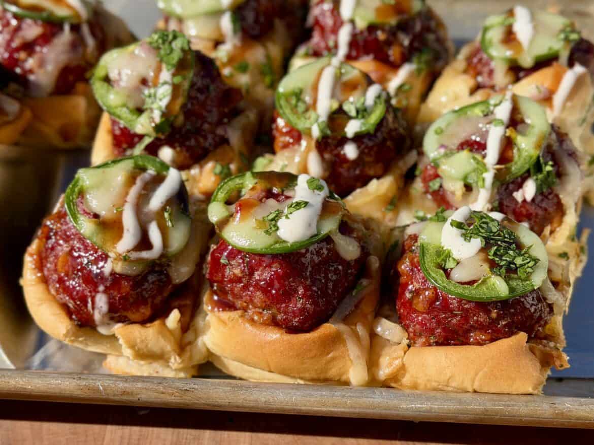 BBQ Meatball Sliders BBQ Meatball Sliders.