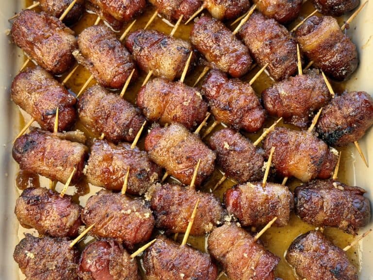 Hot Honey Bacon Little Smokies.