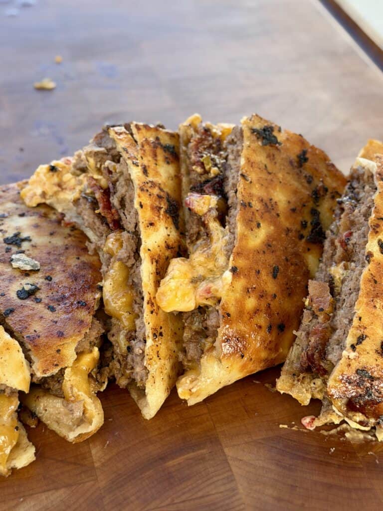 Pimento Cheeseburger Quesadillas.