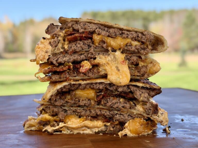 Pimento Cheeseburger Quesadillas.